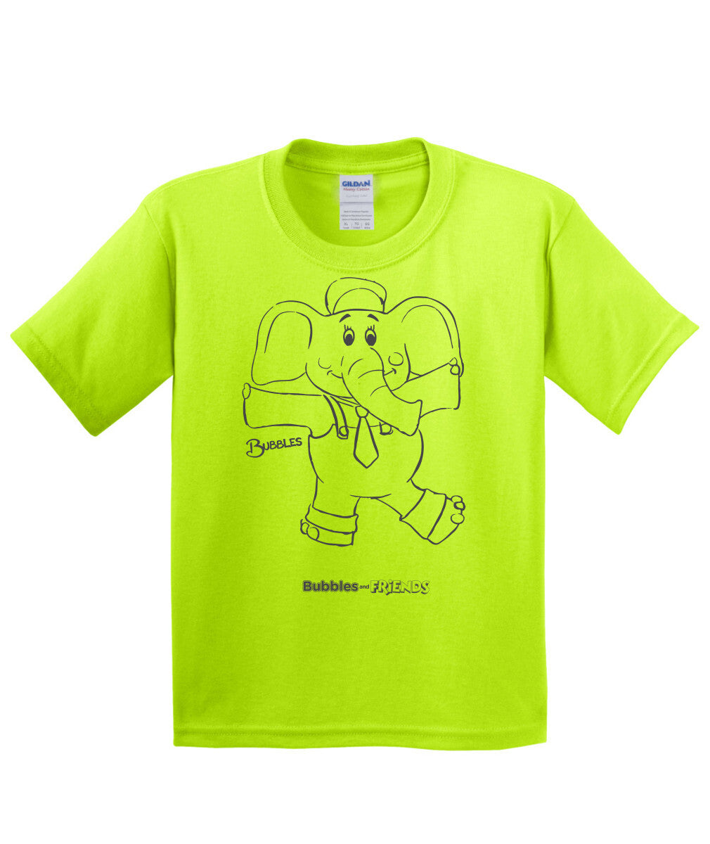 Bubbles Friends - Happy Doodles Bubbles Children T-Shirt