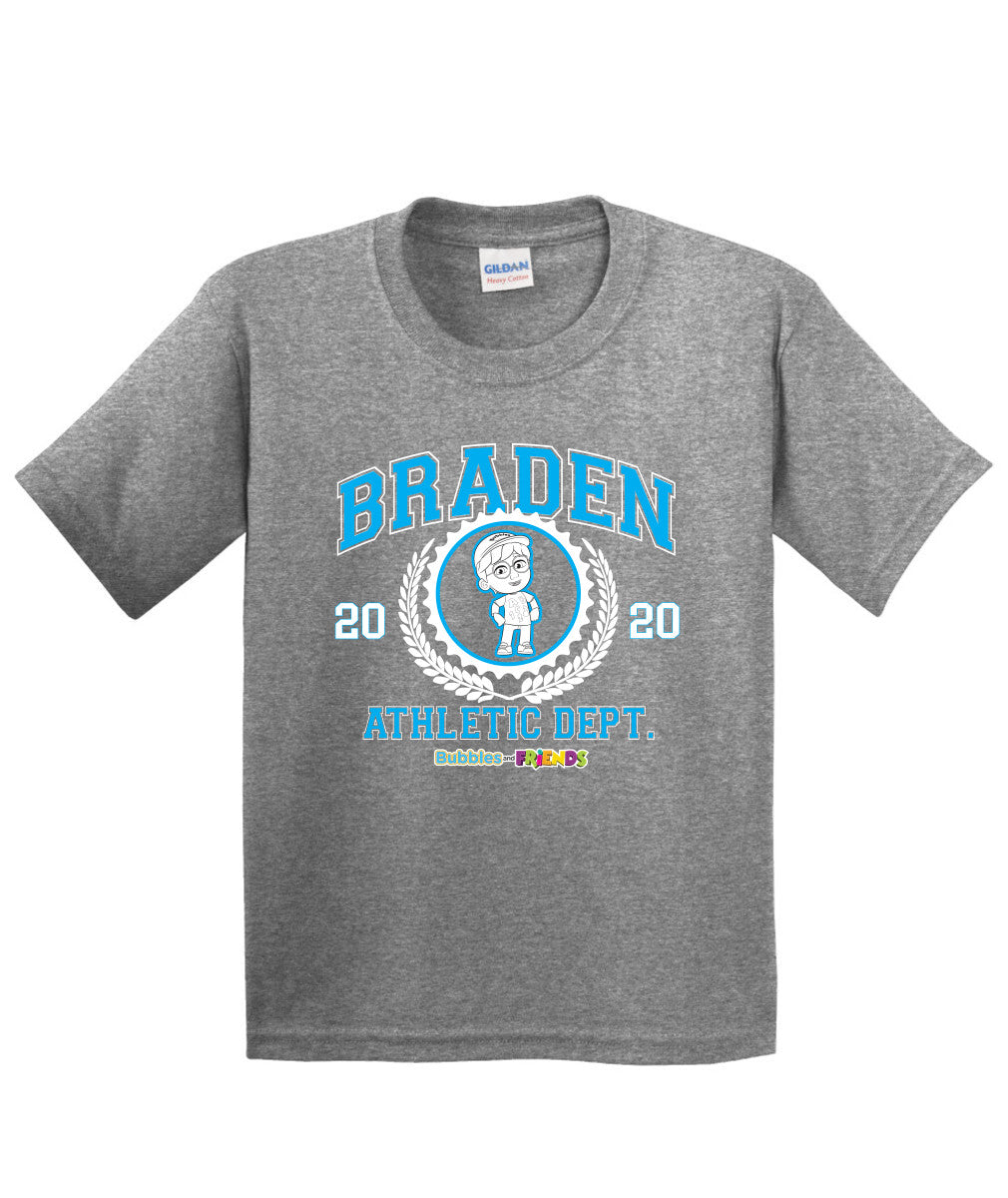 Bubbles and Friends - Varsity Collection Braden Athletic Dept Children T-Shirt