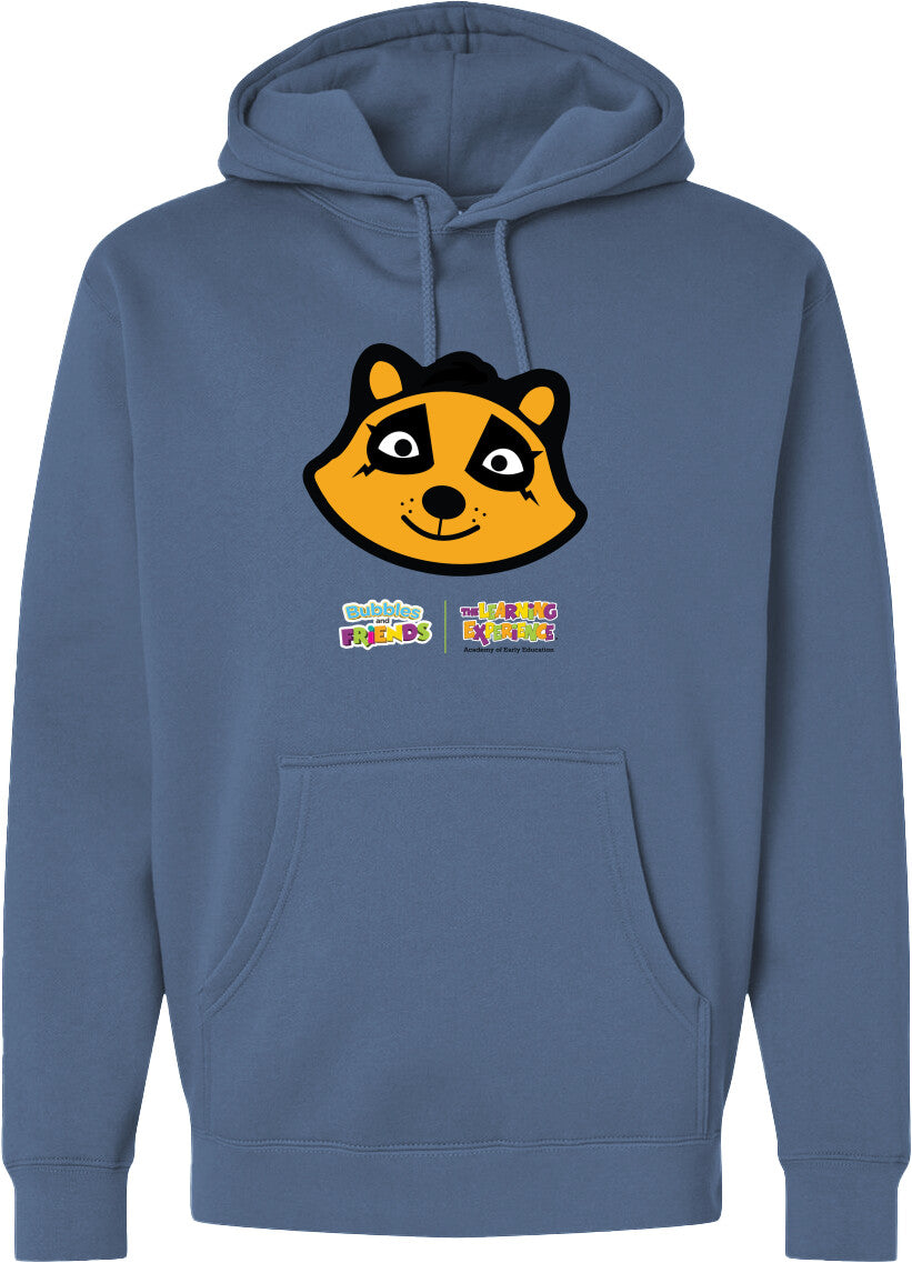 Bubbles & Friends- Friends from Happyville 'Penny Polite' Midweight Hooded Sweatshirt- Unisex