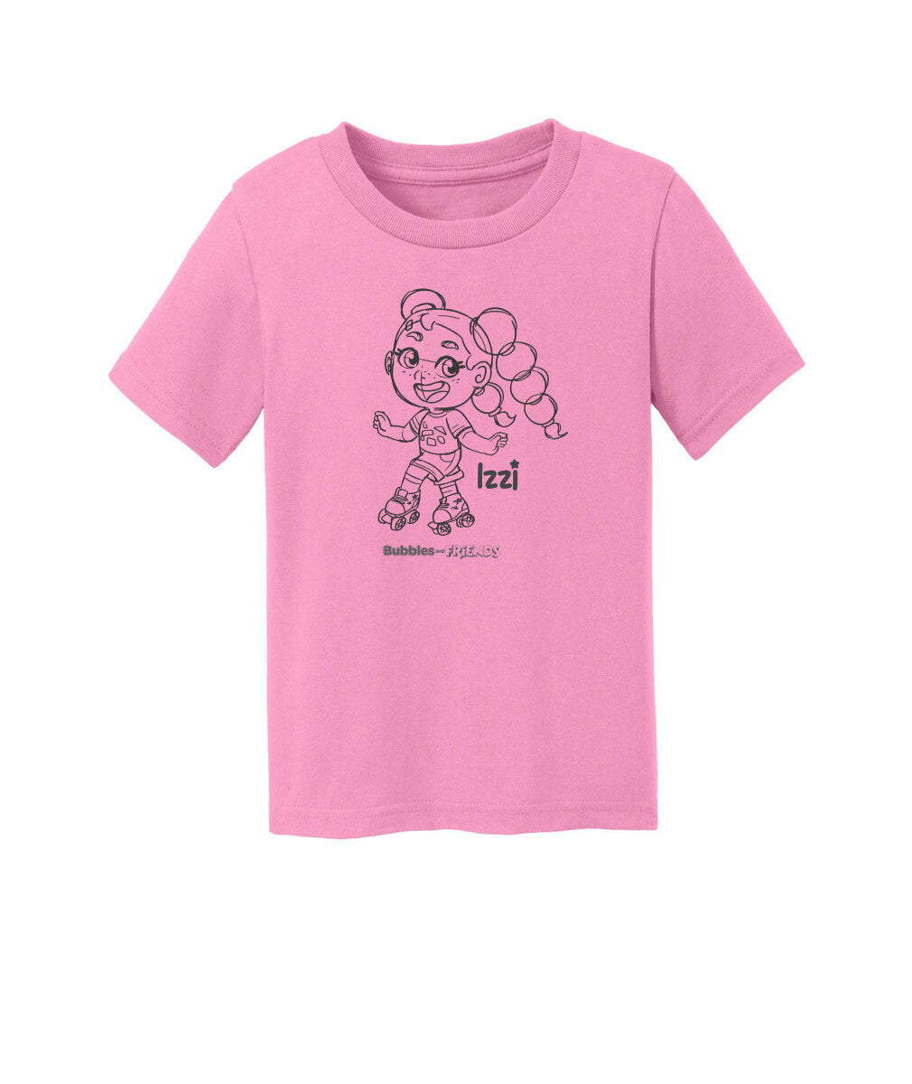 Bubbles and Friends - Happy Doodles Izzi Toddler T-Shirt