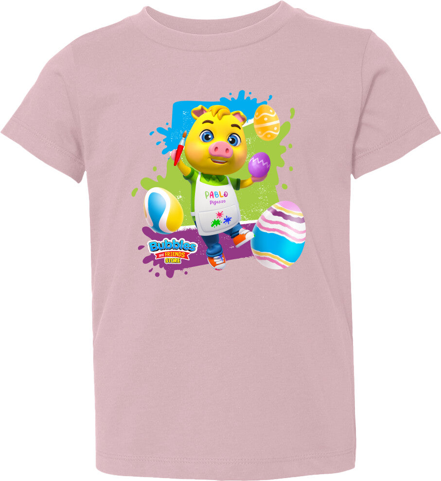 Bubbles & Friends Easter Pablo Toddler T-Shirt