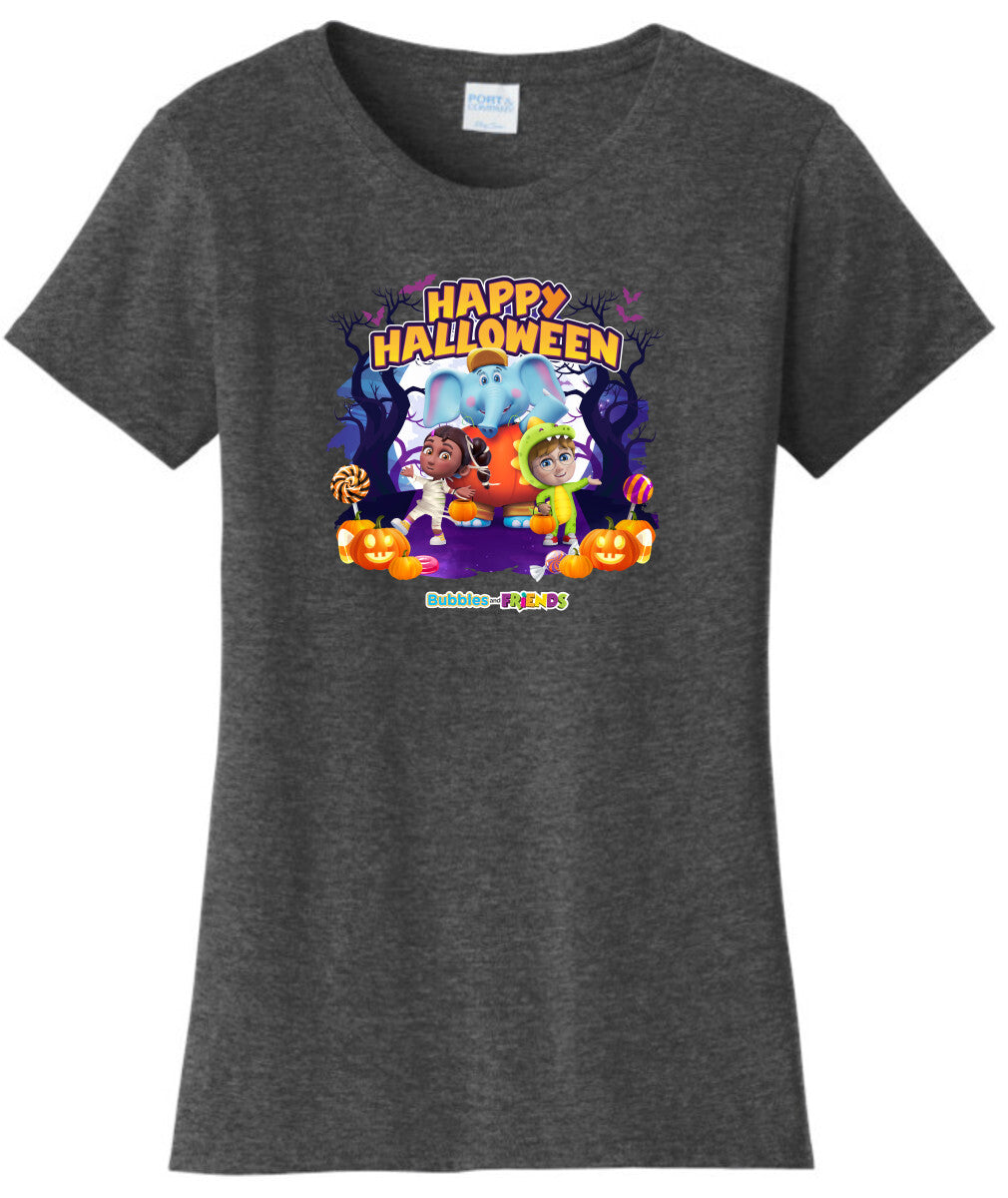 Bubbles and Friends - Halloween Collection Team Womens T-Shirt