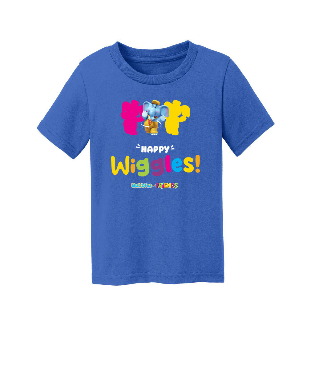 Bubbles and Friends – Happy Dance Collection Happy Wiggles Toddler T-Shirt