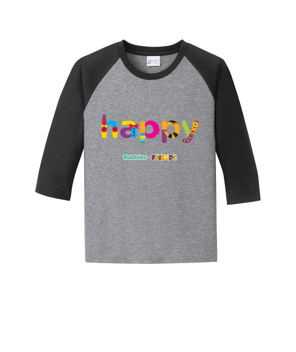 Bubbles and Friends - Happy long sleeve children T-Shirt