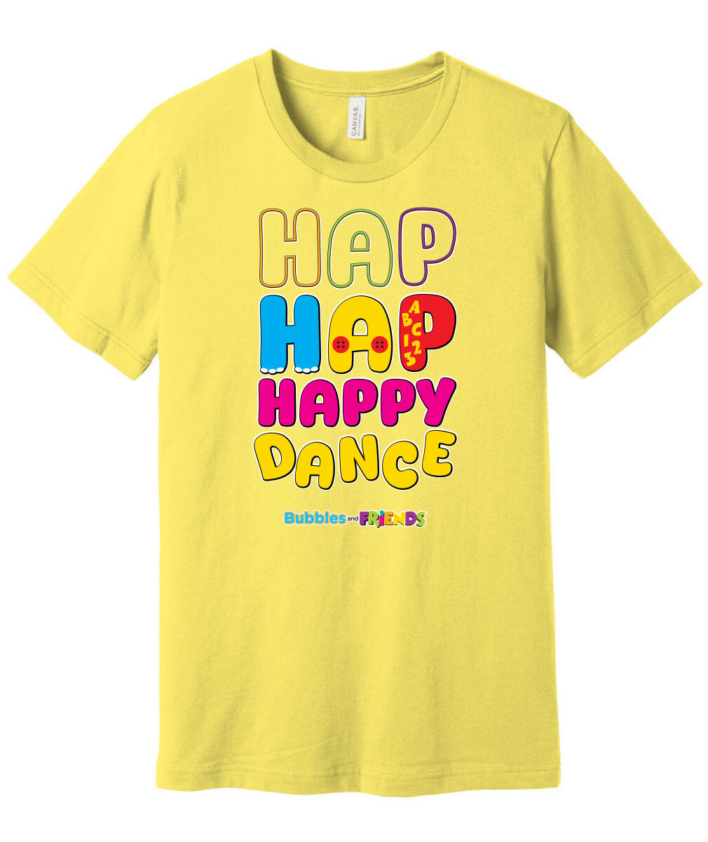 Bubbles and Friends – Happy Dance Collection Hap Hap Happy Dance Adult T-Shirt