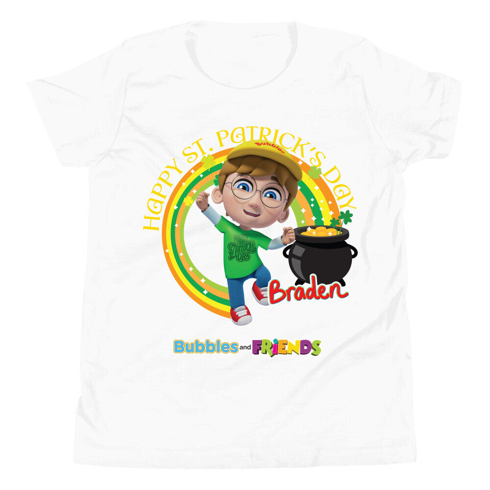 Bubbles & Friends St. Patricks BRADEN Childrens Tee