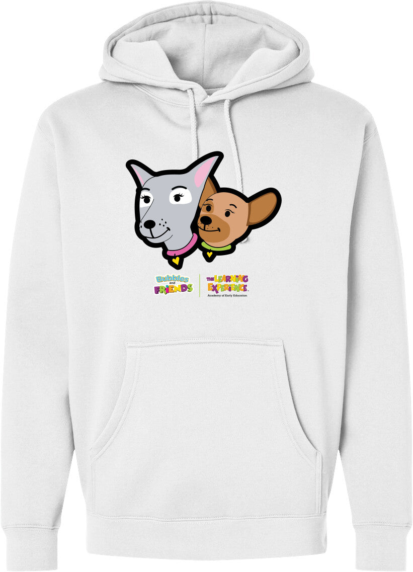 Bubbles & Friends- Friends from Happyville 'Grace & Charity' Midweight Hooded Sweatshirt- Unisex