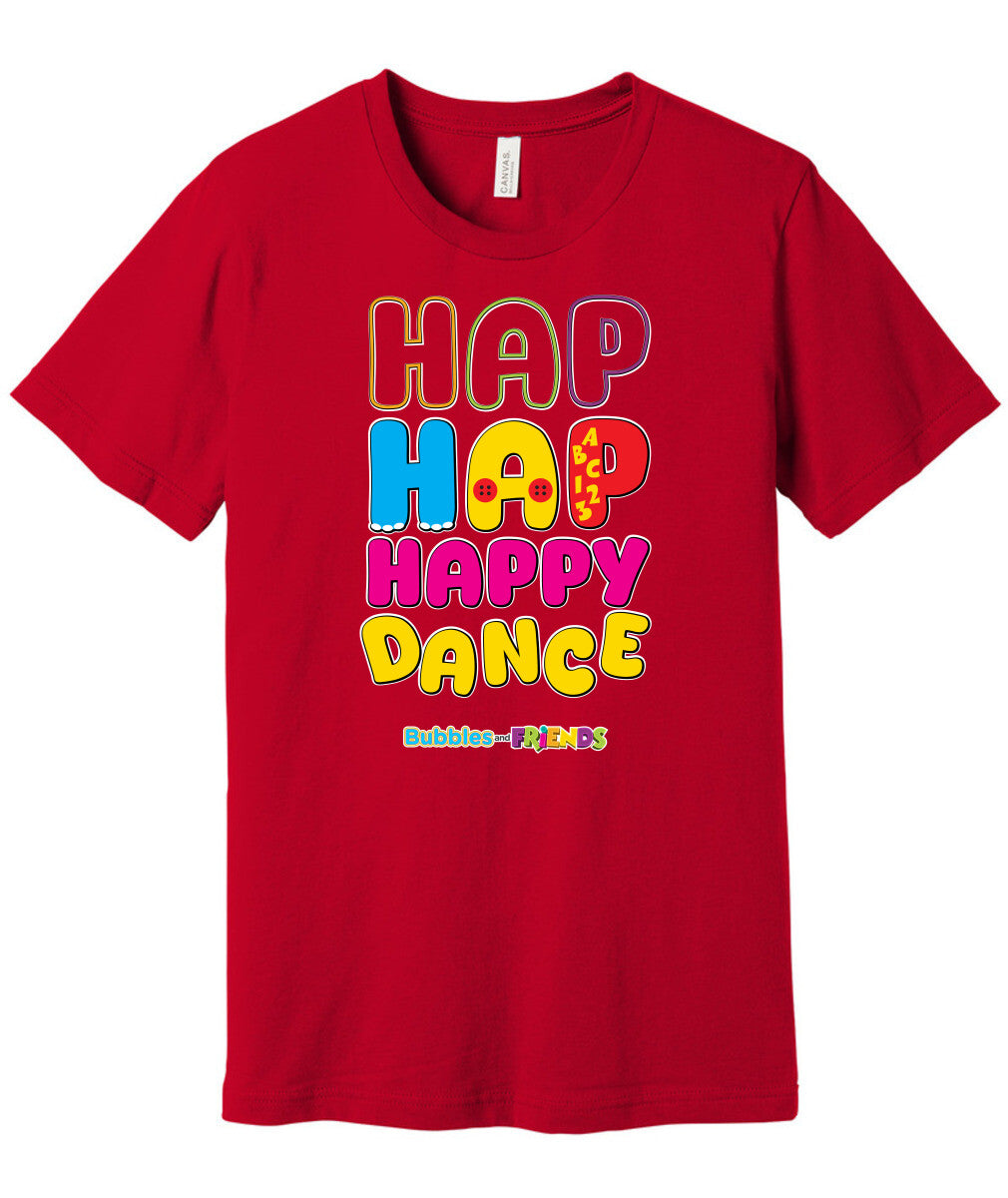 Bubbles and Friends – Happy Dance Collection Hap Hap Happy Dance Adult T-Shirt