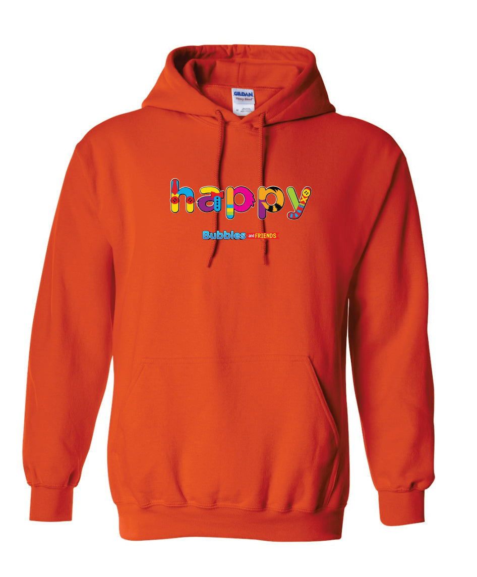Bubbles & Friends HAPPY Unisex Pullover Hoodie