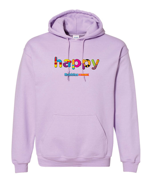 Bubbles & Friends HAPPY Unisex Pullover Hoodie