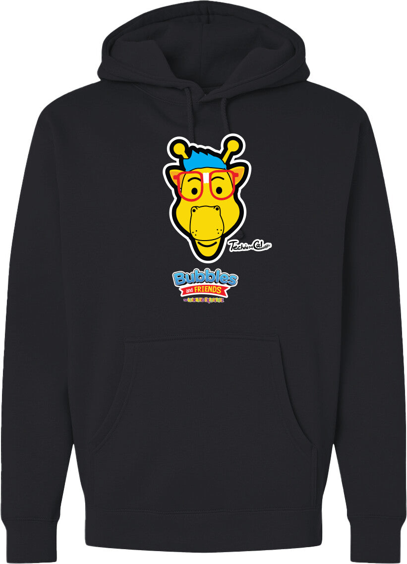 Bubbles & Friends- Friends from Happyville 'Technical' Midweight Hooded Sweatshirt- Unisex