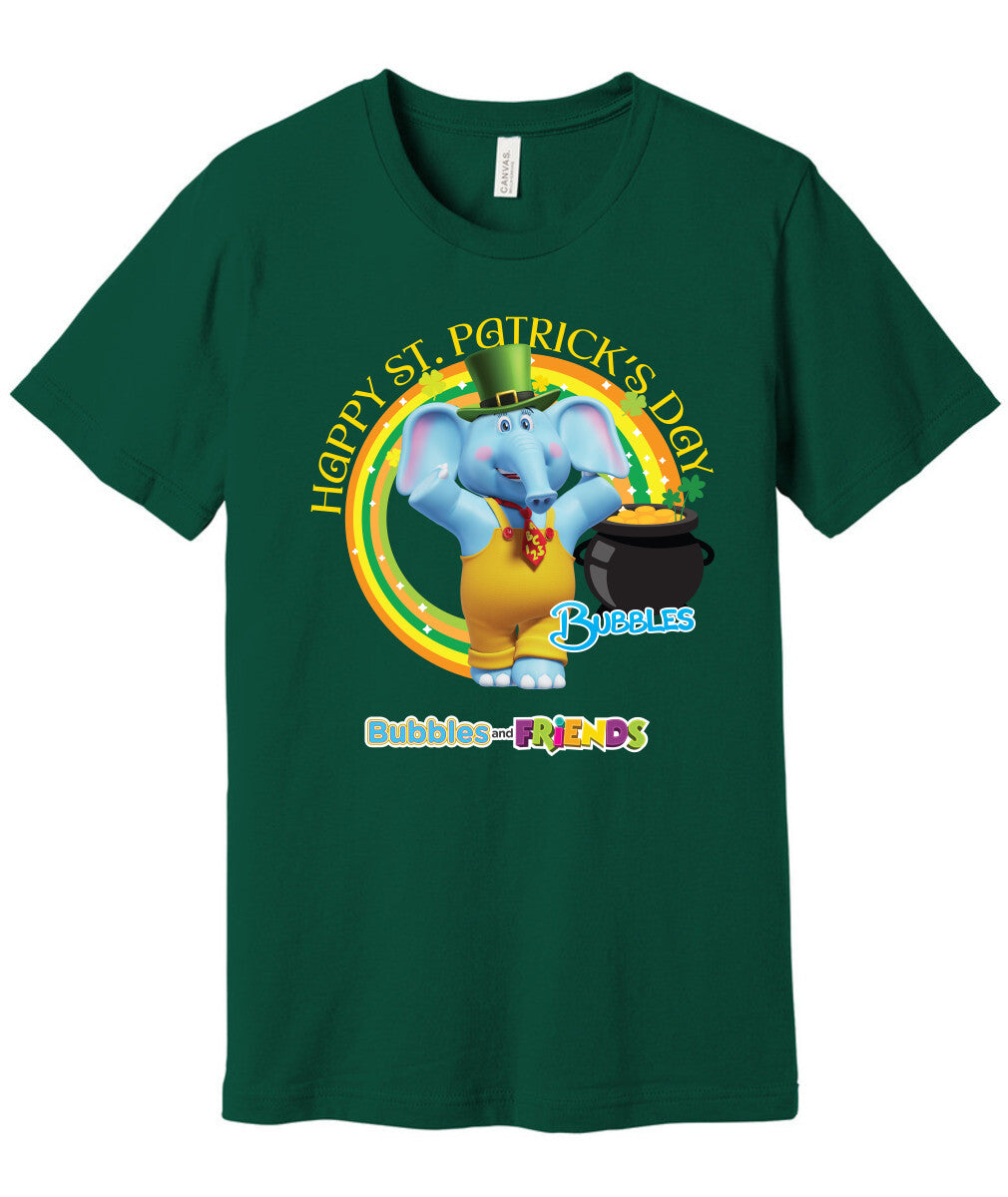 Bubbles & Friends St. Patricks BUBBLES Unisex Tee