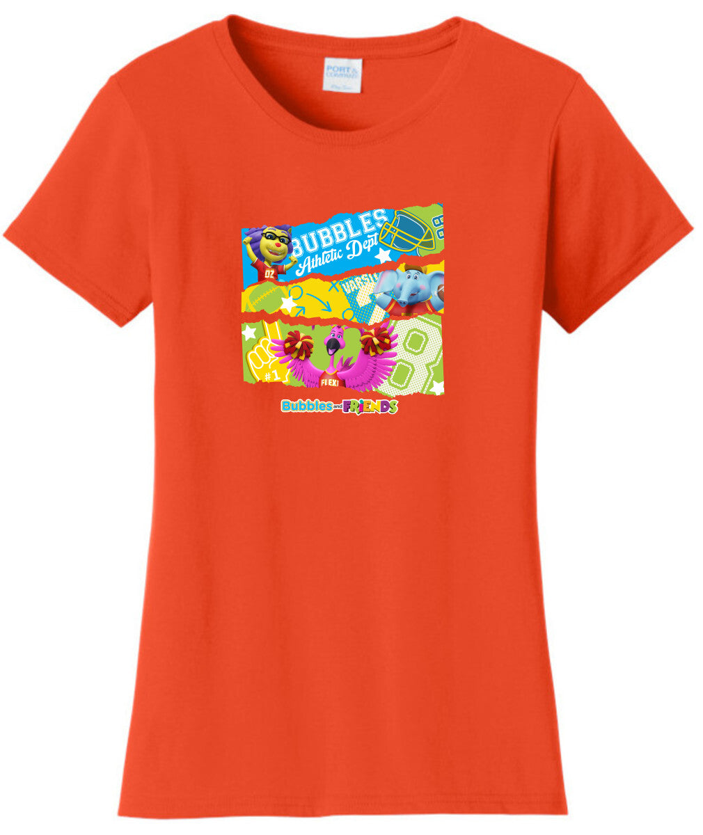 Bubbles and Friends - Varsity Collection #1 Team Women T-Shirt