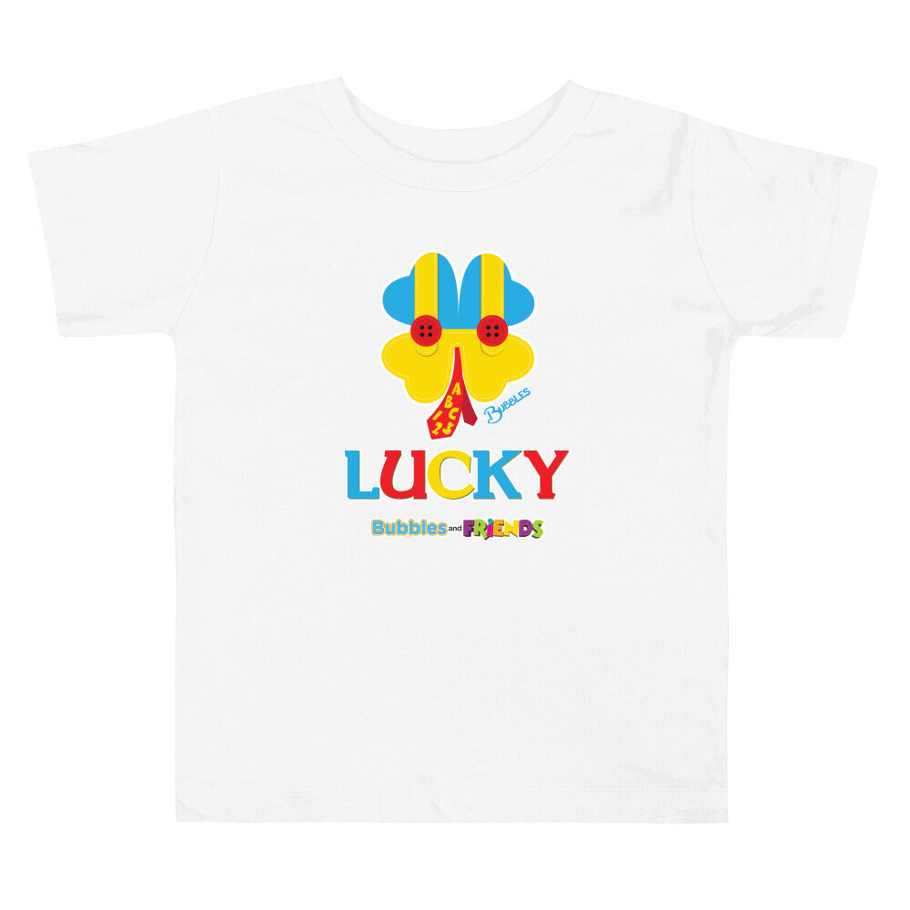 Bubbles & Friends St. Patricks LUCKY Toddler Tee