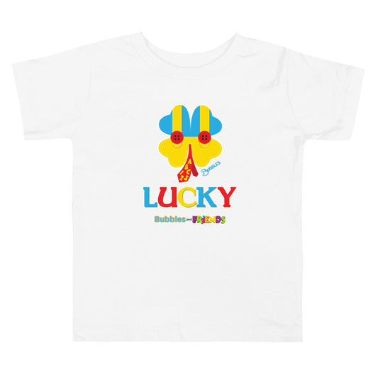 Bubbles & Friends St. Patricks LUCKY Toddler Tee