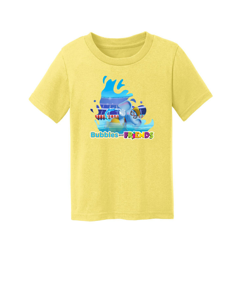 Bubbles and Friends - Summer Games Collection Bubbles Swim Toddler T-Shirt