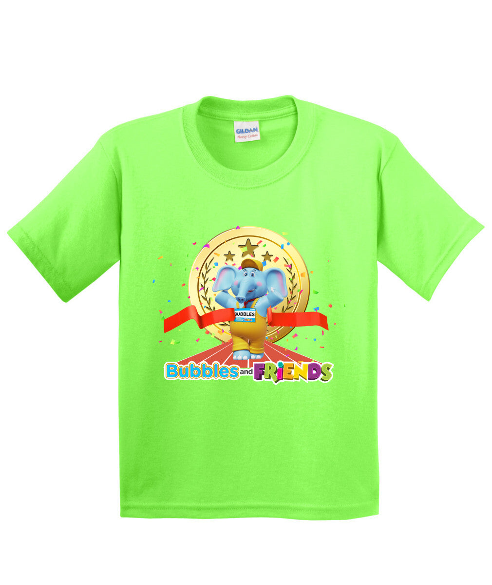 Bubbles and Friends - Summer Games Collection Bubbles Gold Children T-Shirt