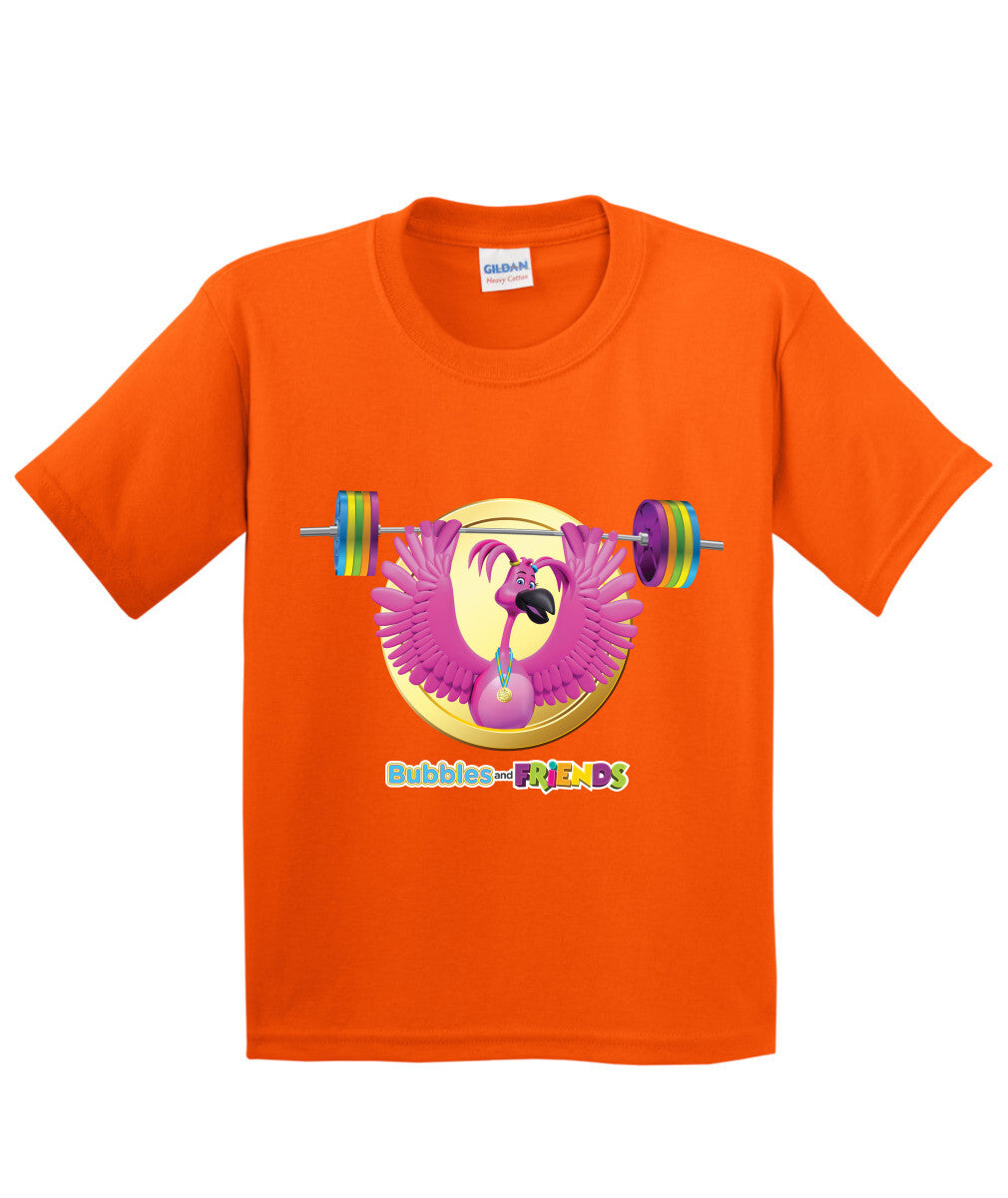 Bubbles and Friends - Summer Games Collection Flexi Weights Children T-Shirt