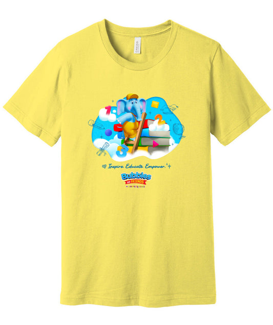 Bubbles & Friends Inspire Educate Empower Unisex Short Sleeve Tee
