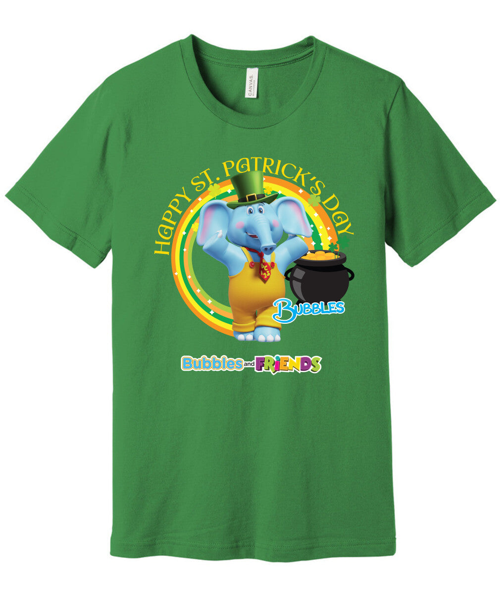 Bubbles & Friends St. Patricks BUBBLES Unisex Tee