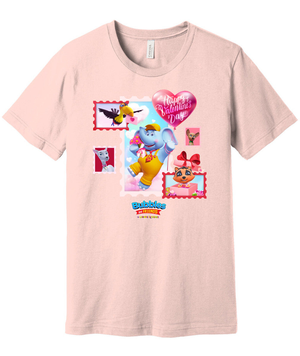 Bubbles & Friends Happy Valentines Day Unisex Tee