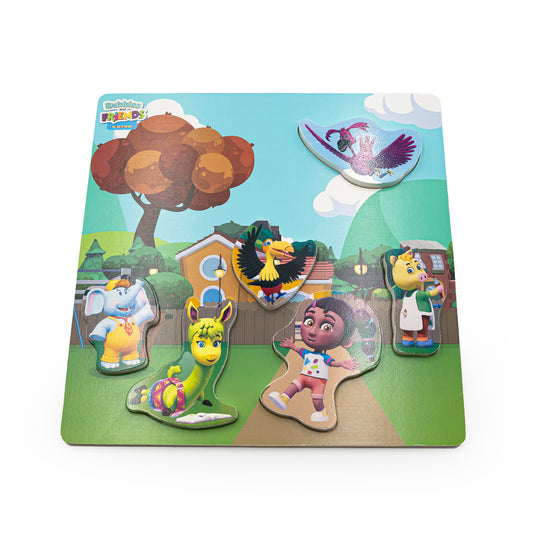 Bubbles & Friends Wooden Puzzle Set