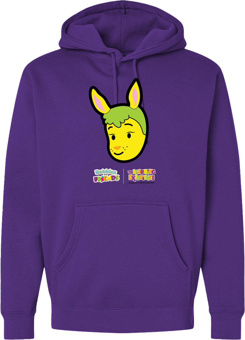 Bubbles & Friends- Friends from Happyville 'Phoebe' Midweight Hooded Sweatshirt
