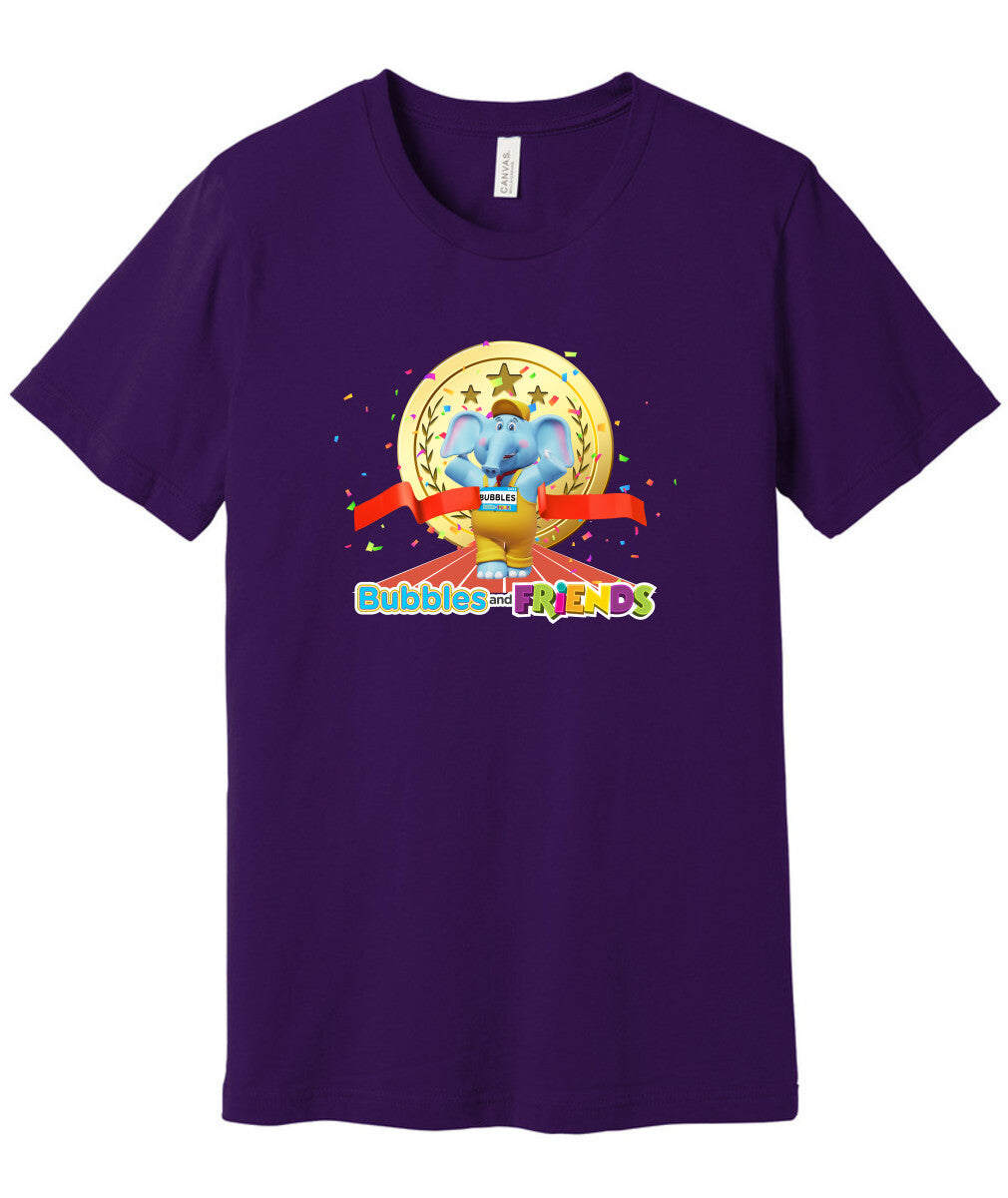 Bubbles and Friends - Summer Games Collection Bubbles Gold Adult T-Shirt