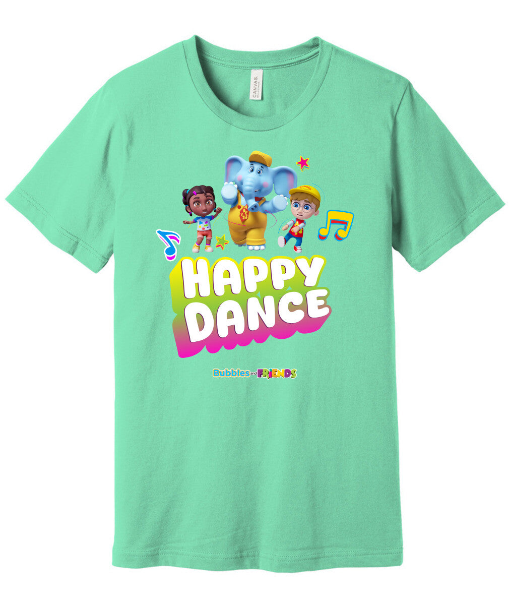 Bubbles and Friends – Happy Dance Collection Happy Dance Adult T-Shirt