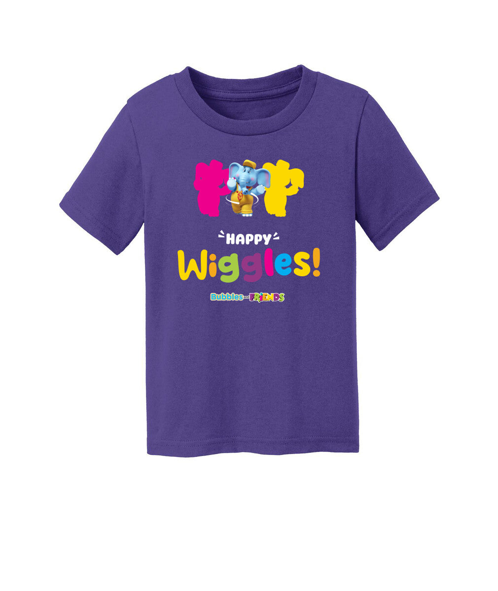 Bubbles and Friends – Happy Dance Collection Happy Wiggles Toddler T-Shirt