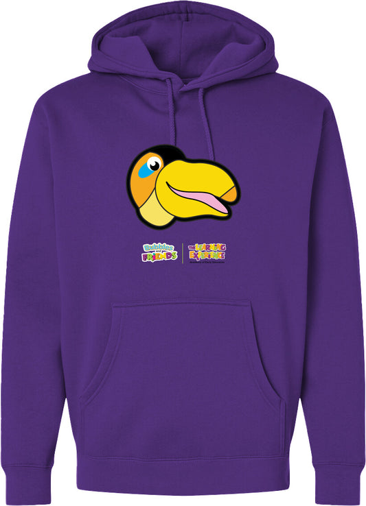Bubbles & Friends- Friends from Happyville 'Two Plus' Midweight Hooded Sweatshirt- Unisex