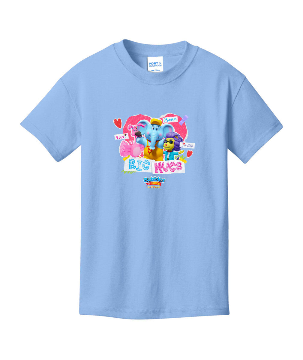 Bubbles & Friends Valentines Big Hug Children's T-Shirt