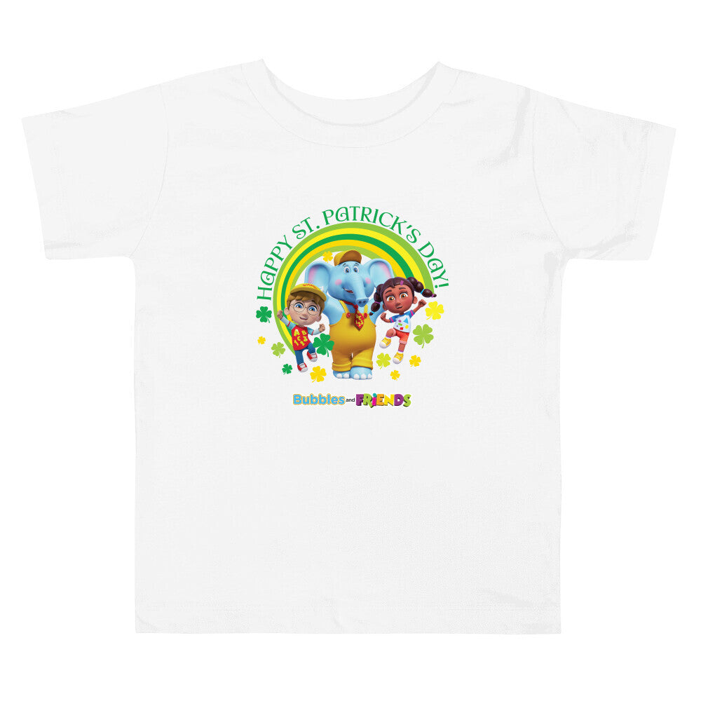 Bubbles & Friends Happy St. Patricks Day Toddler tee