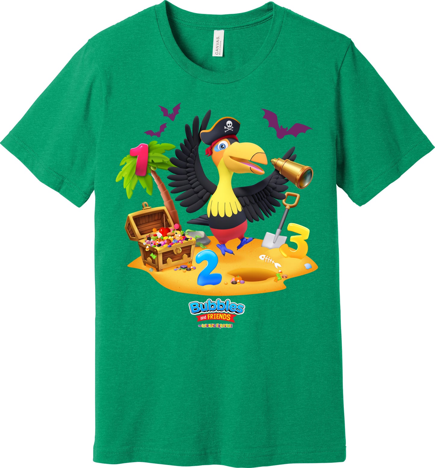 Bubbles & Friends Halloween Two Plus Unisex Short T-Shirt