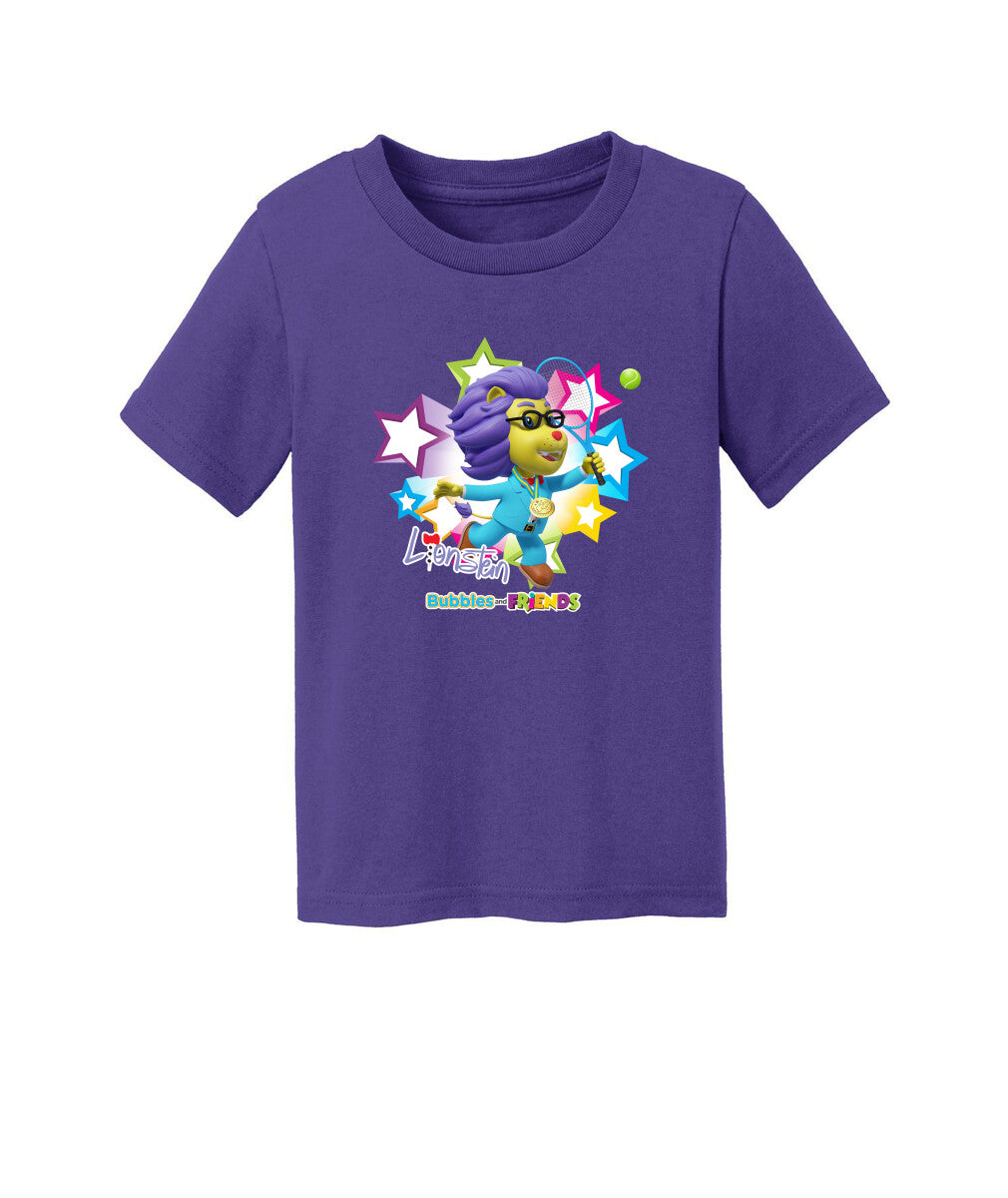 Bubbles and Friends - Summer Games Collection Tennis Lionstein Children T-Shirt