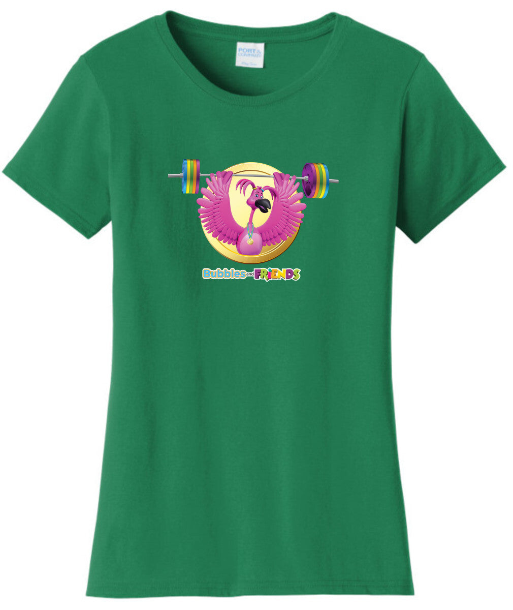 Bubbles and Friends - Summer Games Collection Flexi Weights Women T-Shirt