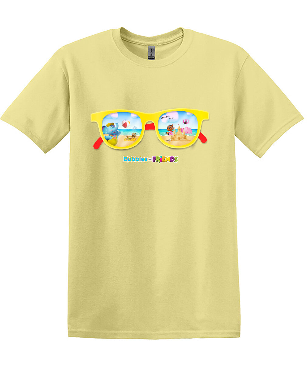 Bubbles & Friends Summer Sunglasses Men's T-Shirt