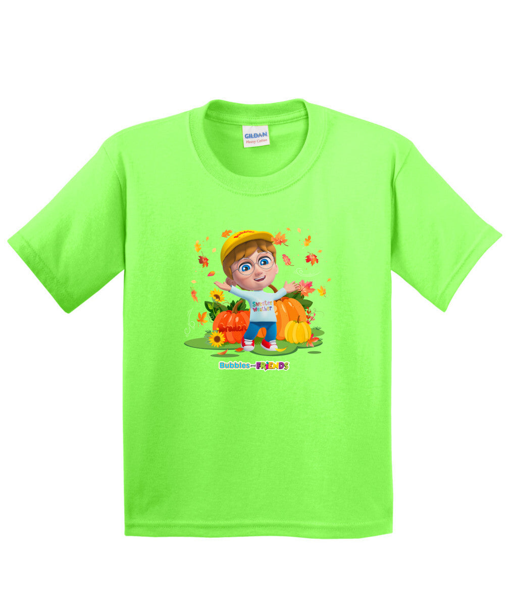 Bubbles and Friends - Fall Collection Braden Children T-Shirt