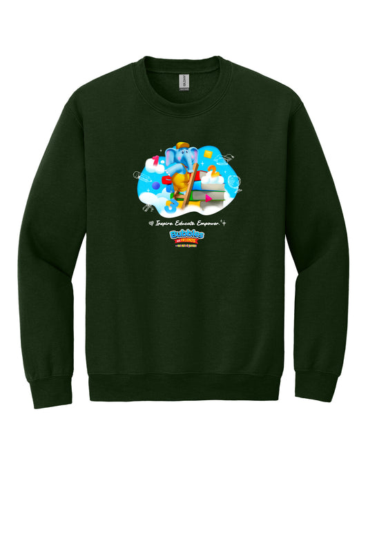 Bubbles & Friends Inspire Educate Empower Crewneck Sweatshirt