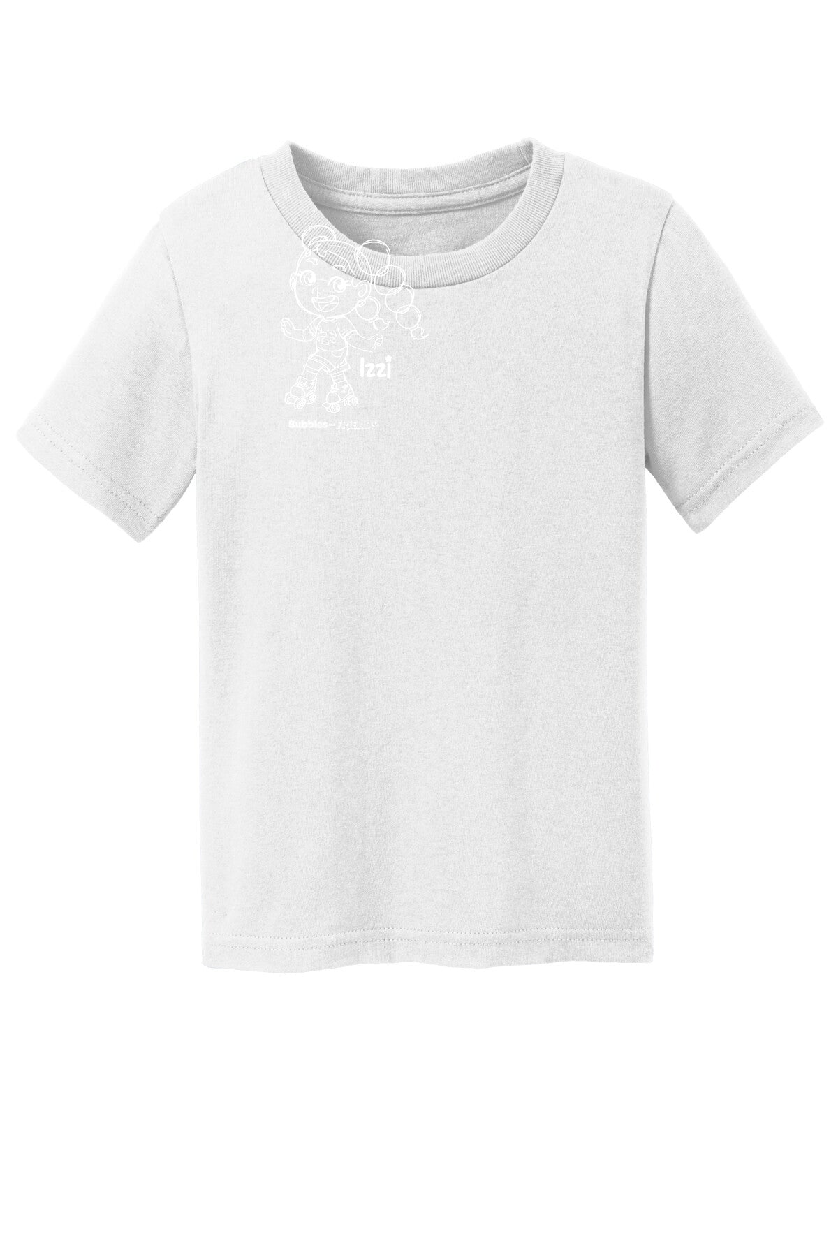 Bubbles Friends - Happy Doodles (White) Izzi Toddler T-Shirt