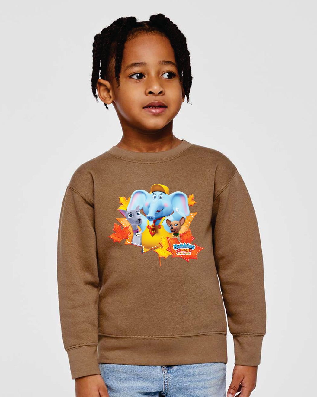 Bubbles & Friends Grace Charity Toddler Fleece Crewneck Sweatshirt