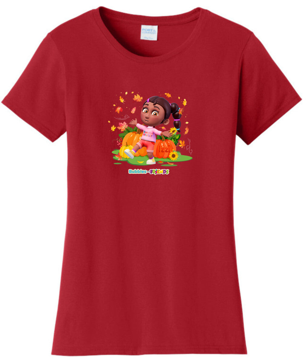 Bubbles and Friends - Fall Collection Izzi Womens T-Shirt