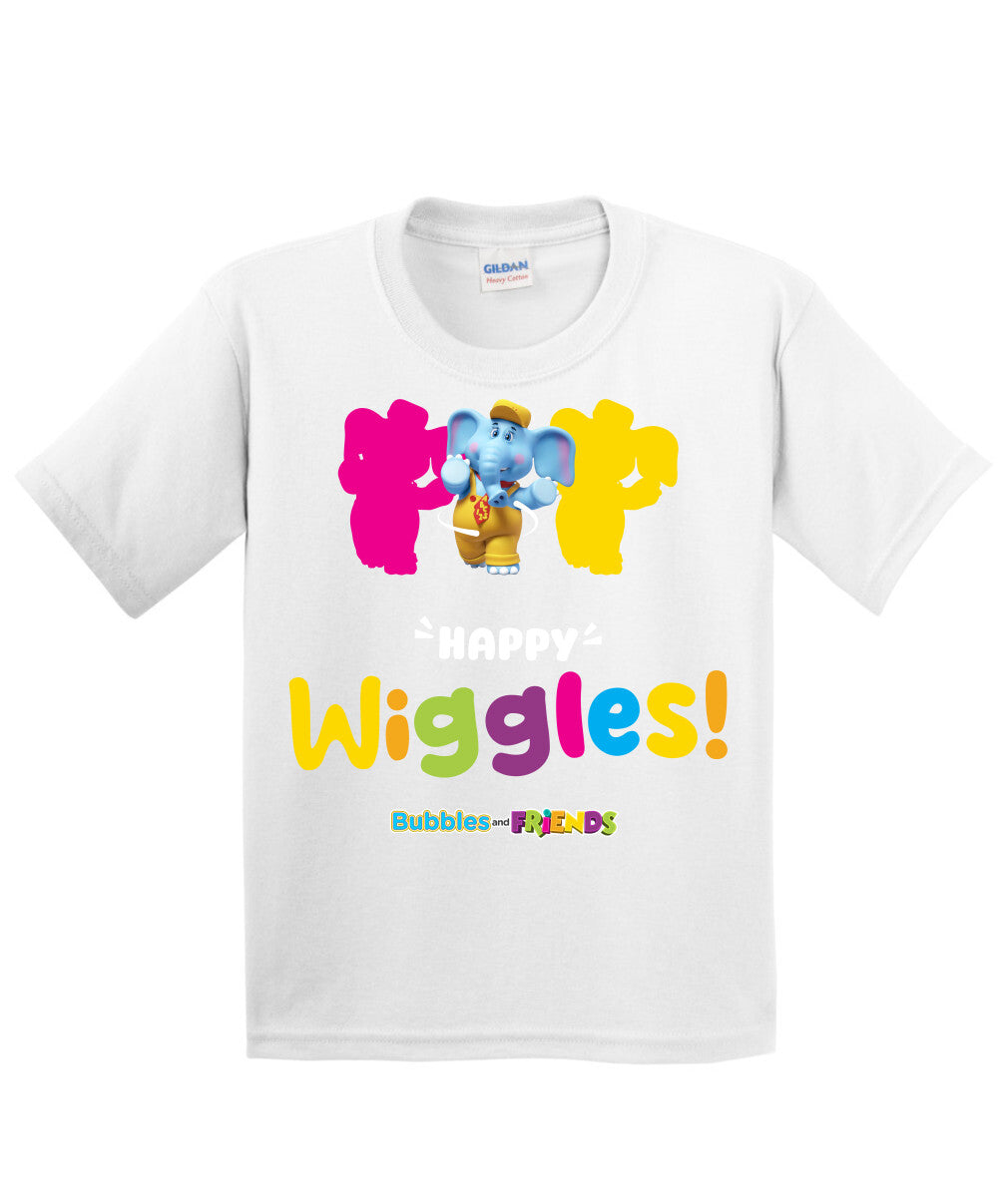 Bubbles and Friends – Happy Dance Collection Happy Wiggles Children T-Shirt