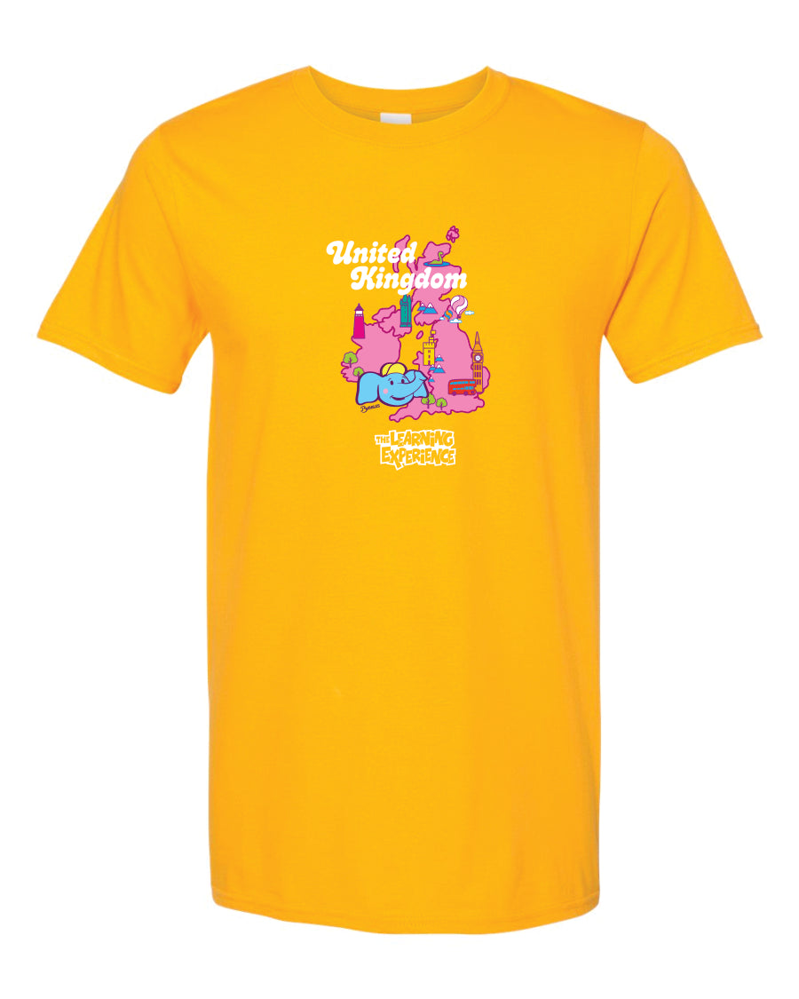 TLE Parade of Flags State T-Shirts Northeast Region + UK Region