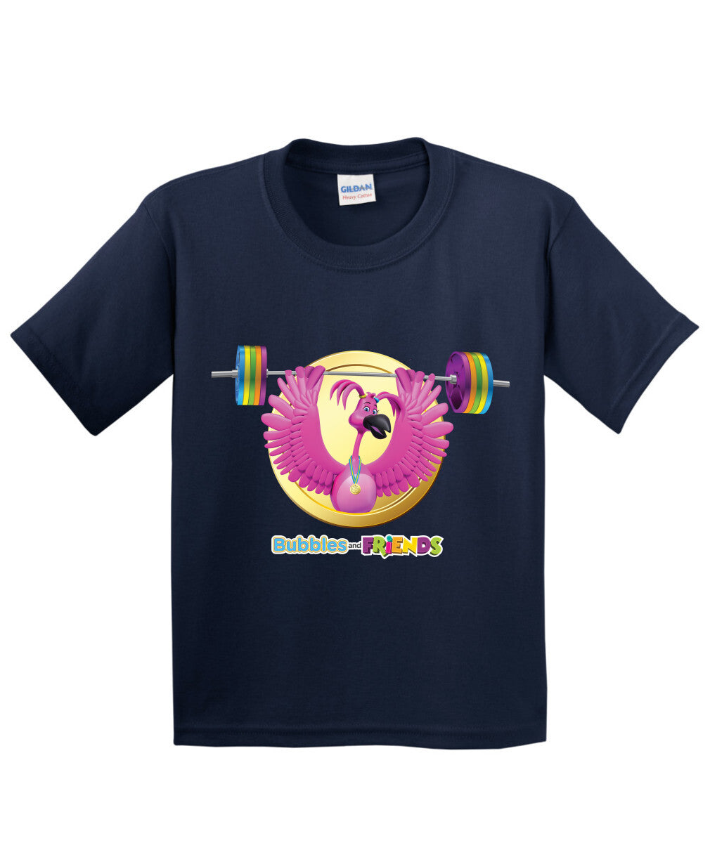 Bubbles and Friends - Summer Games Collection Flexi Weights Children T-Shirt