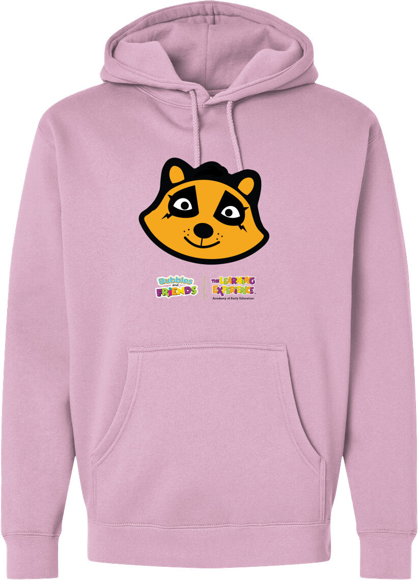 Bubbles & Friends- Friends from Happyville 'Penny Polite' Midweight Hooded Sweatshirt- Unisex