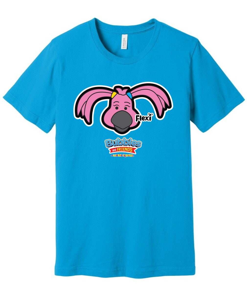 Bubbles & Friends- Friends from Happyville Flexi Unisex Tee
