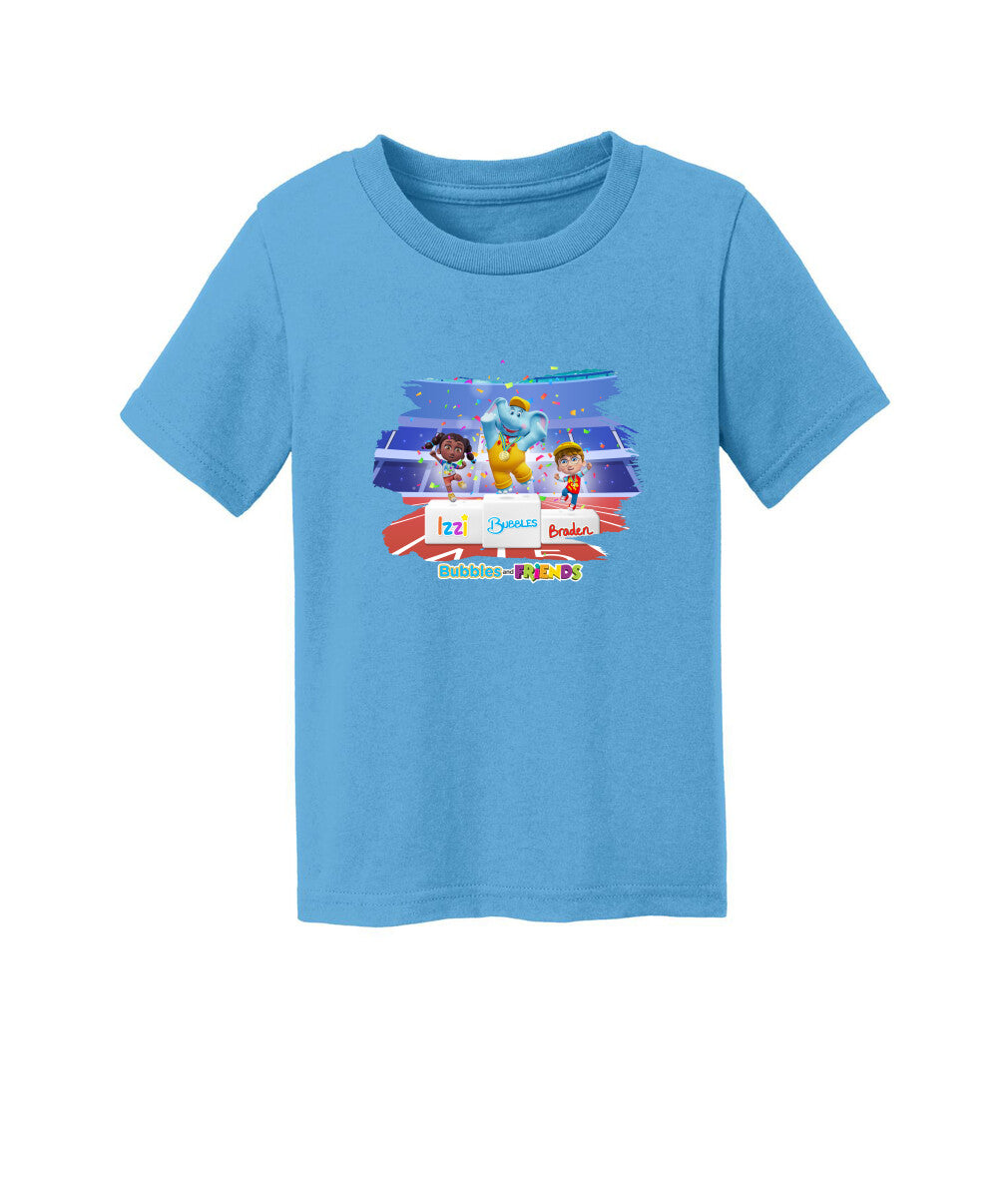 Bubbles and Friends - Summer Games Collection Team Medals Toddler T-Shirt