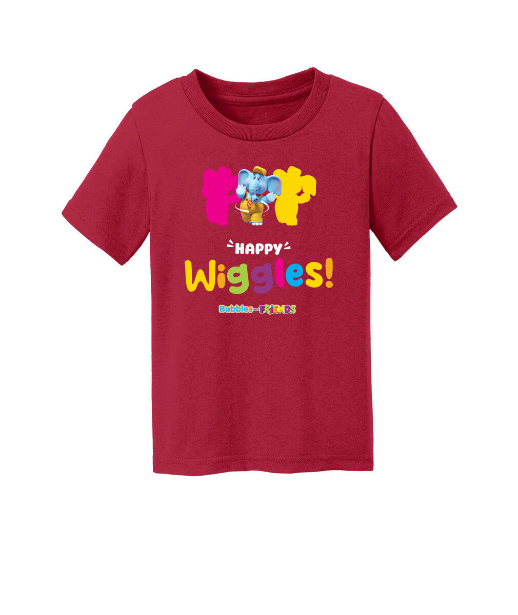 Bubbles and Friends – Happy Dance Collection Happy Wiggles Toddler T-Shirt