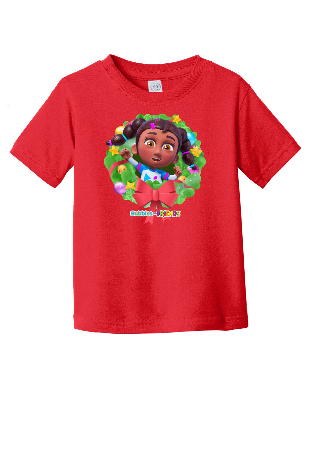 Bubbles & Friends Holiday Toddler T-Shirt - Izzy